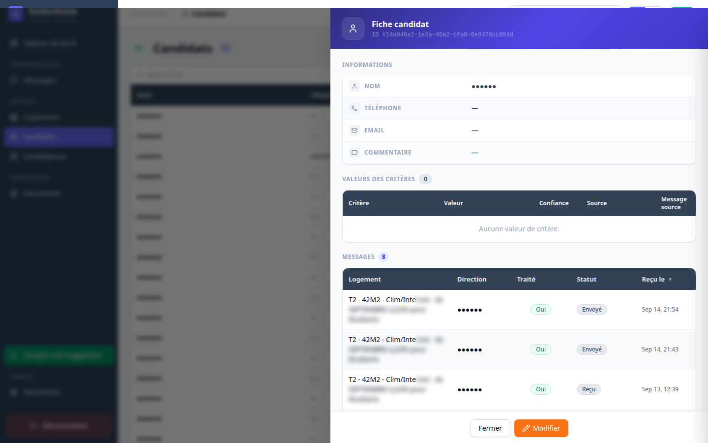 GestionEstate — Applicant profile